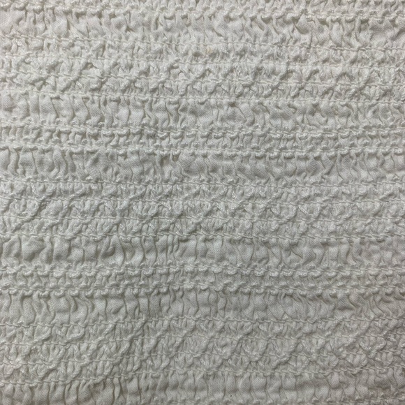 LoveShackFancy Molly cropped crochet-trim white 100% cotton top. Size XS - Picture 6 of 10